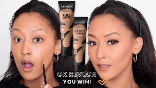 REVLON COLORSTAY FULL COVERAGE FOUNDATION  REVIEW  WEAR TEST [upl. by Rasec59]