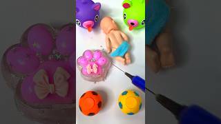 satisfying squishy baby corgi injection funny sad cry shorts [upl. by Savina]