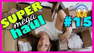 Casi me SACO UN OJO abriendo paquetes  SUPER MEGA HAUL 15 [upl. by Aneryc870]