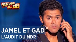 Jamel Debbouze et Gad Elmaleh  Laudit du MDR  Marrakech du Rire 2015 [upl. by Aiehtela]