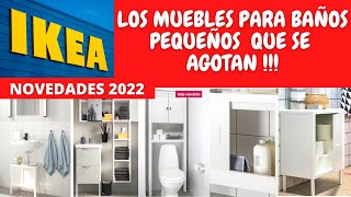 IKEA MUEBLES PARA BAÑOS PEQUEÑOS Y SON BARATOS😧 NOVEDADES ESPACIOS REDUCIDOS [upl. by Yetnruoc]