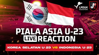 🔴KOREA SELATAN U23 VS INDONESIA U23  AFC U23 ASIAN CUP  LIVE REACTION [upl. by Bibbye]