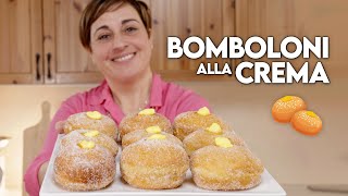 BOMBOLONI ALLA CREMA Ricetta Facile  Fatto in Casa da Benedetta [upl. by Eimorej]