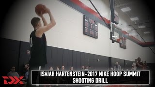 2017 Nike Hoop Summit Shooting Drills Isaiah Hartenstein [upl. by Nirek515]