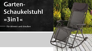 aktivshop GartenSchaukelstuhl »3in1« [upl. by Emmuela]