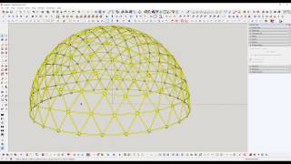 Sketchup Geodesic Dome Creator [upl. by Ergener]