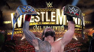 WRESTLEMANIA 39 ROMAN EXIT THEME EXTENDED 30 MINUTES [upl. by Ariak]