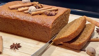 RECETTE DU PAIN D’ÉPICES MAISON SUPER MOELLEUX🍞TRÈS FACILE ET RAPIDE Deli cuisine [upl. by Worl]