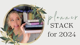 A Witchy Planner Stack for 2024  Vlogmas Day 4 [upl. by Lacey]