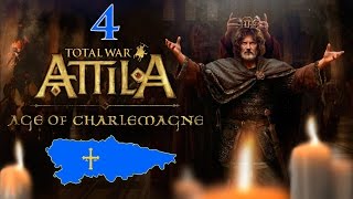 Total War ATTILA  Age of Charlemagne  Reino de Asturias 4 [upl. by Shalna]