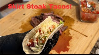 Skirt Steak Tacos on the PK360  Easy and Awesome [upl. by Otrevlig]