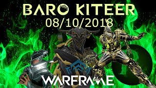 PC Warframe Baro KiTeer 08102018  08122018  Vauban Citadel Giveaway ENDED [upl. by Ynamreg]