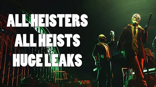 HUGE PAYDAY 3 LEAKS  ALL THE HEISTS AND THE 2 MISSING HEISTERS REVEALED [upl. by Eolande]