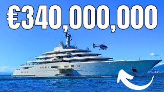 The Real Cost of Owning Roman Abramovichs Yacht ECLIPSE [upl. by Nnylyt]