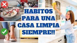 REGLAS PARA UNA CASA LIMPIA TODO EL TIEMPO  Tips de Experta en Limpieza y Organización [upl. by Nura]