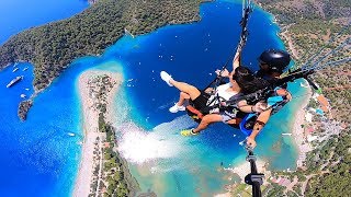 Paragliding in Ölüdeniz Fethiye Muğla Türkiye GoPro H7B [upl. by Merkle509]