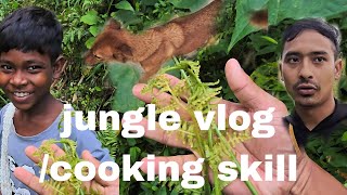 Edible  Eatable plant 🪴 at the forest  jungle vlogMy cooking SkillArunachal Vlog [upl. by Tenenbaum]