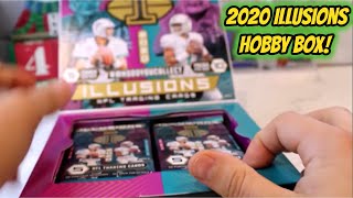 Illusions Football Hobby Box 2020  Pack 1 [upl. by Wilhide]