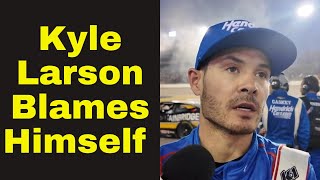 Kyle Larson Puts the Blame on Himself After Getting WRECKED at Iowa [upl. by Khanna]