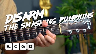 Play Disarm by The Smashing Pumpkins with 4 EASY chords [upl. by Sinai]