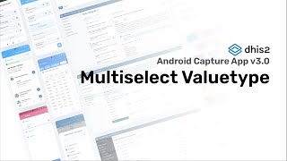 Multiselect Valuetype  dhis2 capturev3 androidcaptureapp [upl. by Adoc858]