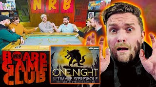 Lets Play ONE NIGHT ULTIMATE WEREWOLF  Board Game Club [upl. by Dreda557]