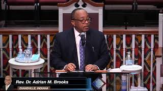 Rev Dr Adrian M Brooks Sr Pastor  Evansville IN [upl. by Harbed]