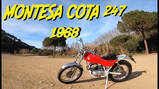 Montesa Cota 247 1a serie Tambores grandes 1968 [upl. by Hagep]