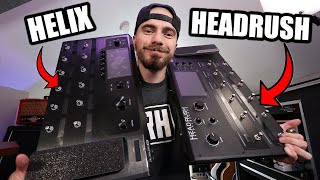 LINE 6 HELIX VS HEADRUSH PEDALBOARD WHICH SHOULD YOU BUY [upl. by Sula650]