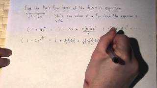 The Binomial Theorem  Fractional Powers  Expanding 12x13 [upl. by Torruella560]