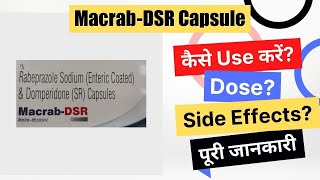 MacrabDSR Capsule Uses in Hindi  Side Effects  Dose [upl. by Inesita]