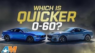 Is the 2024 Ford Mustang GT Quicker than the S550  060 MPH Test [upl. by Karissa]