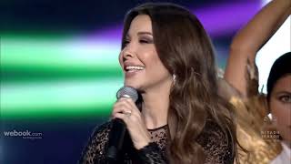 Nancy Ajram  New Year full performance Riyadh  20232024 [upl. by Nylhsoj]