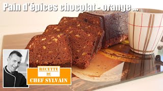 Pain dépices chocolat orange  Recette par Chef Sylvain [upl. by Sum]