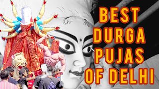 10 Most Famous Durga Pujas of C R Park Delhi  Biggest Bengali Festival  Best Pandal Hopping Ideas [upl. by Fernas402]