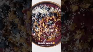 Smoothie Bowl with Cacao Nibs [upl. by Etnuhs762]