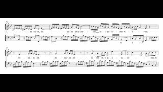 2 Virgam Virtutis Tuae Dixit dominus  G F Händel Score Animation [upl. by Nob]