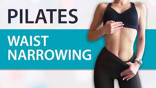 THE SECRET to HOURGLASS BODY SHAPE with Deep Core Exercises  PILATES no equipment [upl. by Alrahs]