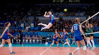 TOP 50 Best Womens Volleyball Spikes  3rd Meter Spikes  Powerful Spikes [upl. by Annehcu41]