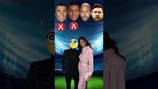 Football iconic star quiz with Georgina and antolina Messi and Ronaldo⚽✔💕shorts messi ronaldo [upl. by Engeddi364]