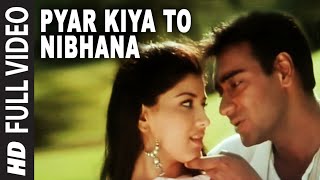 Pyar Kiya To Nibhana Video Song  Major Saab  Udit Narayan Anuradha Paudwal  Ajay Devgn Sonali [upl. by Sirtimid]