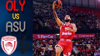 Olympiacos Piraeus  ASVEL  Clutch Moments Highlights [upl. by Nivac286]