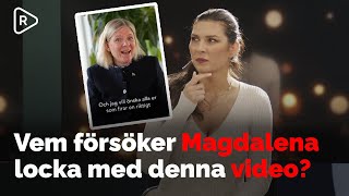 Vem försöker Magdalena Andersson locka med denna video [upl. by Biddle]