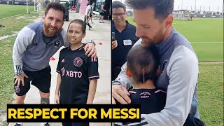 Humble Messi gives encouragement to a young fan suffering from cancer  Football News Today [upl. by Eenaej]