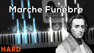 Marche Funèbre Funeral March  F Chopin  Piano Tutorial [upl. by Arema479]