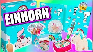 NICI EINHORN KOSMETIK ADVENTSKALENDER komplett auspacken PatDIY Lee [upl. by Beekman]