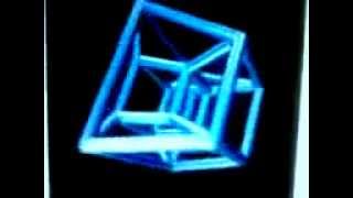 A Four Dimensional Shape A TESSERACT The quotHyperCubequot 4D [upl. by Cirtap]