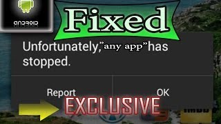 How to Fix quotUnfortunately any app has stoppedquot in Android [upl. by Sayer]