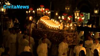 Processione del Cristo Morto del Venerdì Santo ad Orte [upl. by Nowyt]