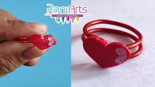 Haz un anillo de CORAZÓN super fácil  expresa tu amor DIY shorts [upl. by Gram]